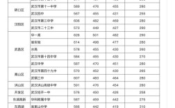 武漢中考分?jǐn)?shù)線