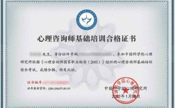 心理咨詢師證書(國家心理咨詢師考試官網報名)