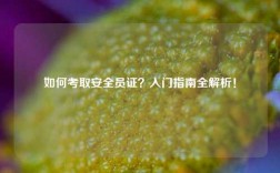 如何考取安全員證？入門指南全解析！