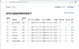復(fù)旦大學(xué)選課系統(tǒng)