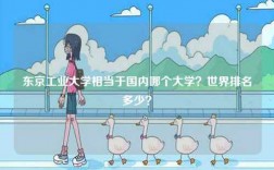 東京工業(yè)大學(xué)相當(dāng)于國內(nèi)哪個大學(xué)？世界排名多少？