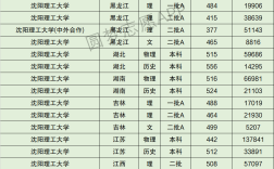 沈陽理工大學(xué)2024年錄取分?jǐn)?shù)線