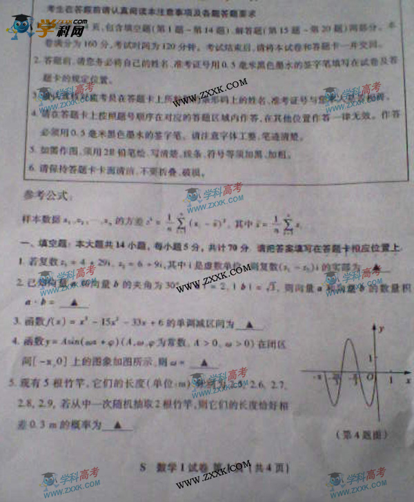 江蘇高考試卷是全國幾卷-圖1