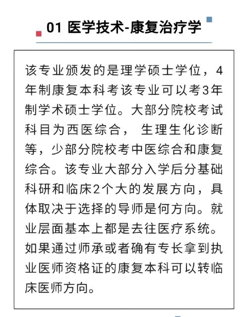 康復治療學考研可以跨考什么專業(yè)-圖1