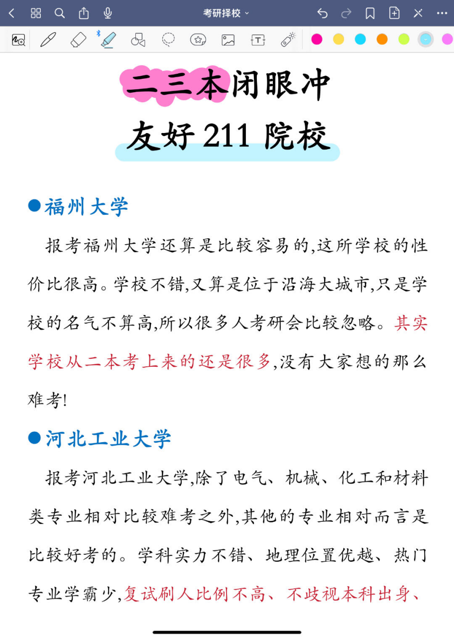 適合二本考研的211學(xué)校-圖1