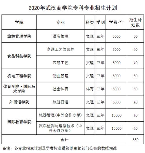 武漢商學院學費是多少-圖1