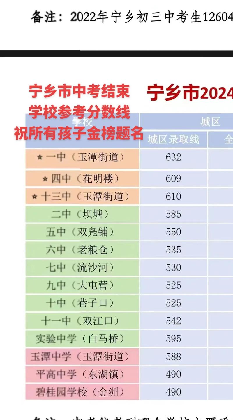 2024年寧鄉(xiāng)十三中錄取分數(shù)線多少-圖1