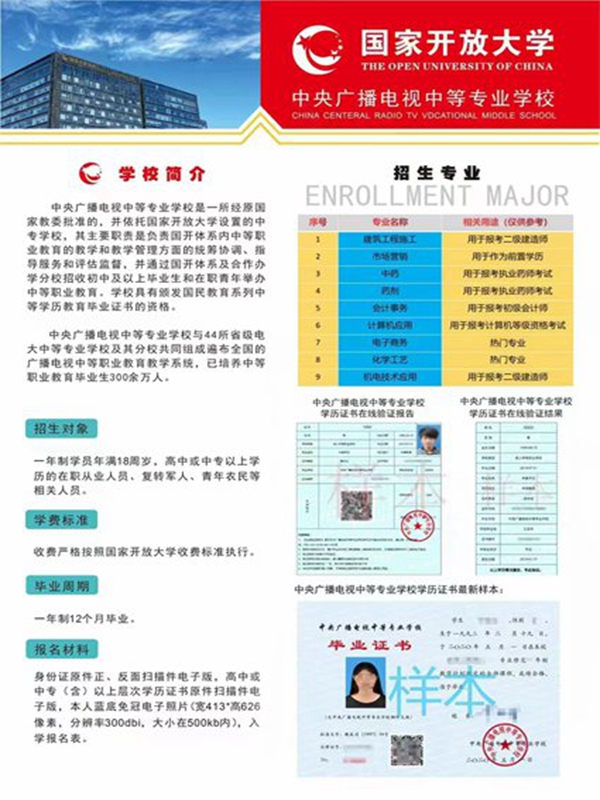 2025年電大中專官方報(bào)名通道/國家唯一承認(rèn)成人中專-圖1