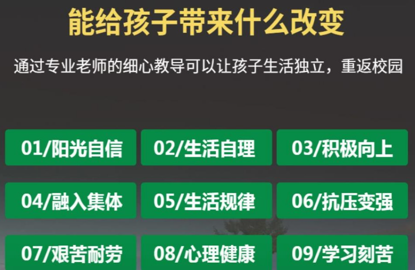 問題少年叛逆行為干預學校-正規青少年心理健康成長基地-圖2 問題少年叛逆行為干預學校-正規青少年心理健康成長基地-圖2