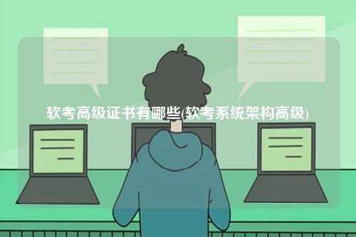 軟考高級證書有哪些(軟考系統架構高級)-圖1